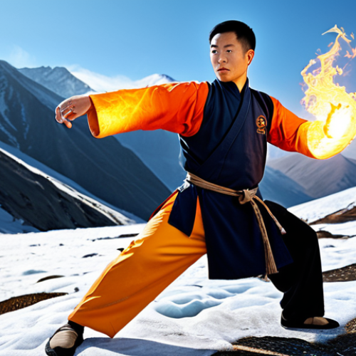 Qi Gong Master**

"A professional Qi Gong Master in a fully clothed, modest martial arts uniform, hands glowing with ice and fire energy, standing in a serene mountain landscape, appropriate attire, safe for work, perfect anatomy, natural proportions, dynamic pose, professional digital art, high quality, family-friendly."

**